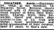 Death Notice - Jacobs, Annie