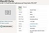 US Social Security Application - Clarke, Harold
