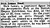 Richard Lomas (1876) Obituary