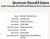 Military Info - Goon, Bertram R