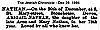 Death Notice - Nathan, Abigail Death Notice - Nathan, Abigail