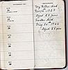 Diary Entry re- William and Anne Johnstone Sanderson Death Information