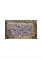 Headstone - Evans, Mary Mona
