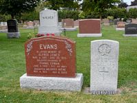 Headstone - Evans, Alfred James & Mildred