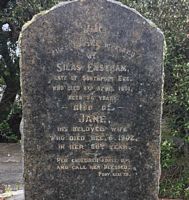 Headstone - Eastham, Silas & Jane