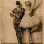 Bert Ayling as Harlequin - Date unknown <br>
Photo courtesy of Linda Ayling