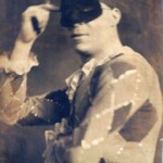 Bert Ayling as Harlequin - Date unknown <br>
Photo courtesy of Linda Ayling