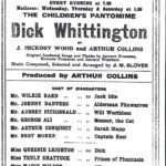 Programme from Theatre Royal, Drury Lane - Date unknown
<br> (Photo courtesy Rosie Jones)