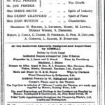 Programme from Theatre Royal, Drury Lane - Date unknown
<br> (Photo courtesy Rosie Jones)