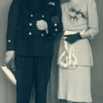 George & Edith Vernon nee Queen - Wedding May 1948