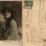 Postcard 075 - Miss Zena Dare <br> From Sarah Ann Mackney to Agnes Mackney <br> 31st March 1906 <br> Courtesy of Rob Sinton