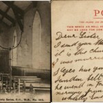 Postcard 301 - Catholic Church, Houghton-le-Spring <br> From Susan Wheatley to Agnes Mackney <br> 21st April 1906 <br> Courtesy of Rob Sinton