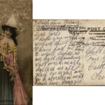 Postcard 323 - Miss Lillian Burns <br> From Maggie Lomas to Agnes Mackney <br> 1906 <br> Courtesy of Rob Sinton