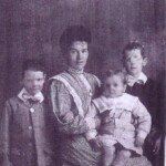 L-R: Ronald, Mary Elizabeth Jones (nee Wood), Bernard, Stanley<BR>
Photo courtesy of Diana Bradley - May 2025