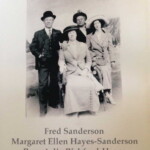 L-R: Fred Sanderson, Margaret Ellen Sanderson (nee Hayes), Rose Arlie Bickford-Hayes, Neca Rose Adams-Romelsbacher<BR>
Photo courtesy of Anne Whiting (nee Walsh)