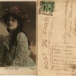 Postcard 075 - Miss Zena Dare <br> From Sarah Ann Mackney to Agnes Mackney <br> 31st March 1906 <br> Courtesy of Rob Sinton